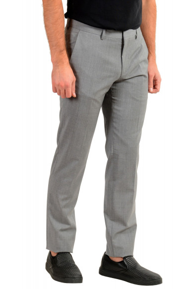 Hugo Boss Men's "Genesis2" Gray Slim Fit 100% Wool Dress Pants: Picture 2