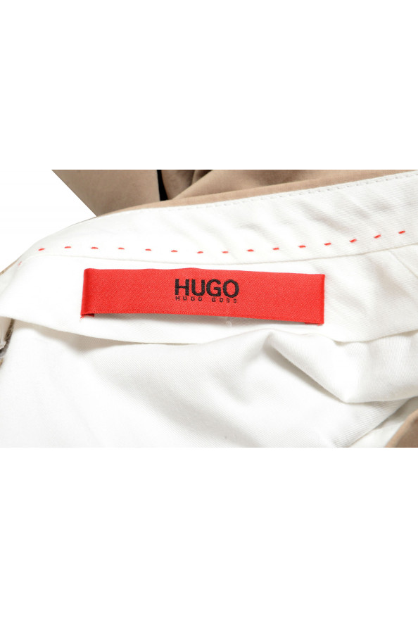 Hugo Boss Men's "Hening182" Beige Flat Front Pants: Picture 5