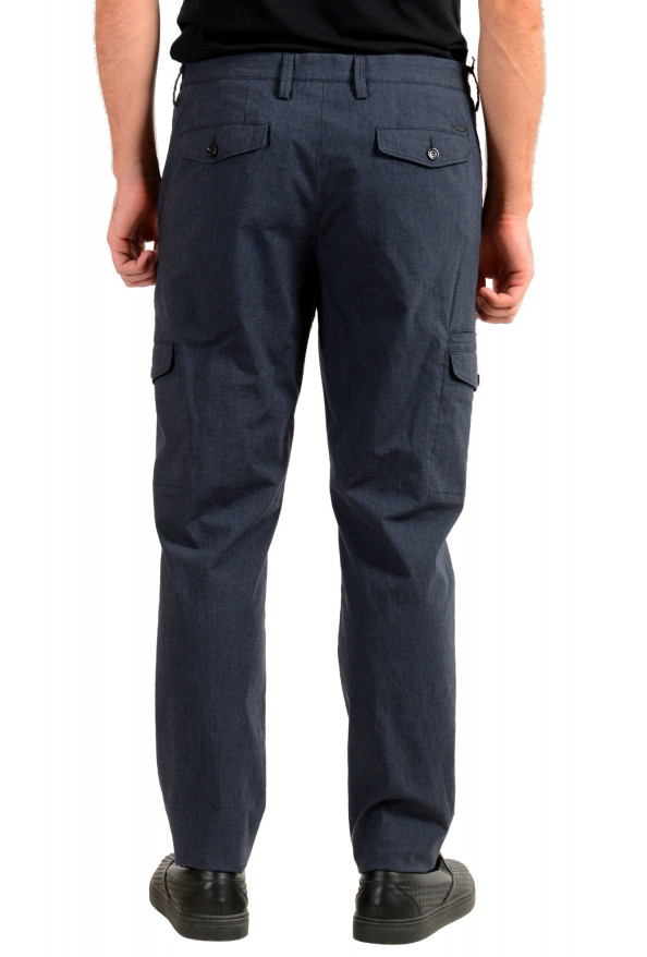 Hugo Boss Men's "Kailo-W" Blue Flat Front Cargo Casual Pants: Picture 3
