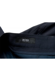 Hugo Boss Men's "Ben2" Slim Fit Blue 100% Wool Dress Pants: Picture 5