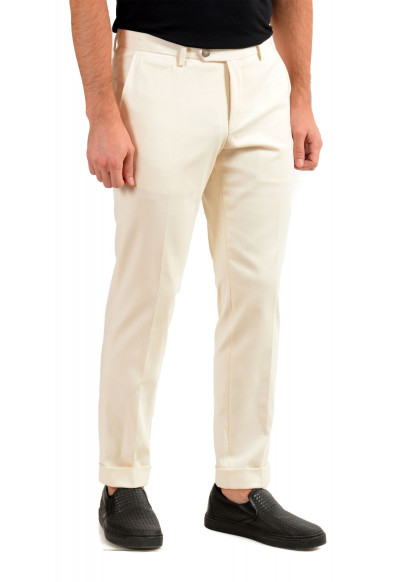 Hugo Boss Men's "T-Bryce" Tailored Off Whit Flat Front Casual Pants: Picture 2