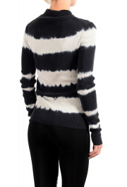 Versace Women's Multi-Color 100% Silk Striped Polo Style Sweater : Picture 3