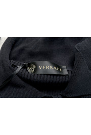 Versace Women's Multi-Color 100% Silk Striped Polo Style Sweater : Picture 4