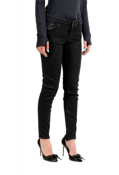 Dsquared2 Women's "Medium Waist Skinny Jean" Black Jeans: Picture 2