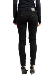 Dsquared2 Women's "Medium Waist Skinny Jean" Black Jeans: Picture 3