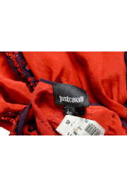 Just Cavalli Women's Red Sequin Embellished Blouse Top: Picture 4