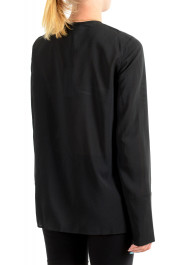 Just Cavalli Women's Black See Through Long Sleeve Blouse Top : Picture 3