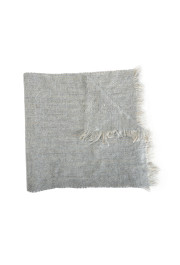Sferra Unisex Gray Mohair Wool Scarf: Picture 2