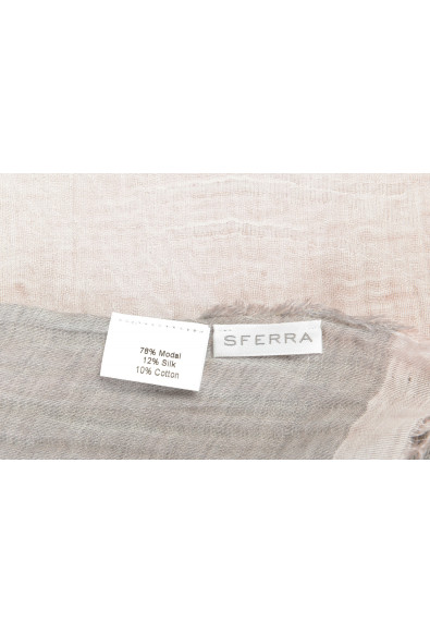 Sferra Unisex Two-Tone Linen Silk Scarf: Picture 2