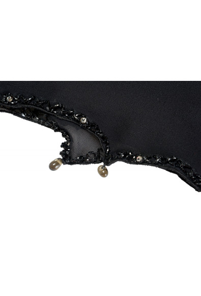 Roberto Cavalli Women's Black 100% Silk Embellished Scarf: Picture 2