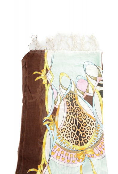 Roberto Cavalli Women's Multi-Color 100% Silk Scarf: Picture 2