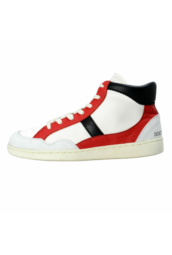 Dolce & Gabbana Men's Canvas Leather Hi Top Sneakers Shoes: Picture 2