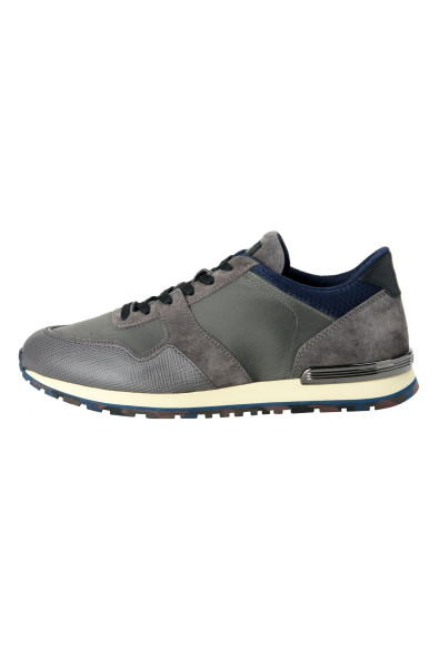 Tod's "New All" Men's Gray Lace Up Fashion Sneakers Shoes: Picture 2