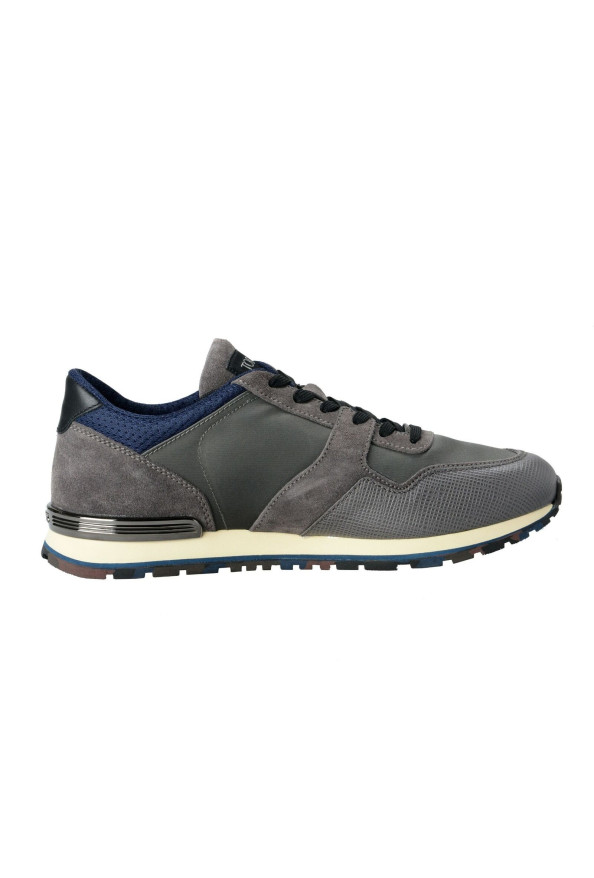 Tod's "New All" Men's Gray Lace Up Fashion Sneakers Shoes: Picture 4
