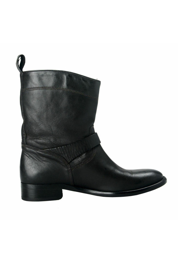 Belstaff "England" Women's Leather Black Ankle Boots Shoes: Picture 4