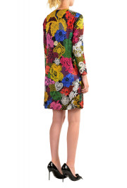 Just Cavalli Women's Multi-Color 100% Silk Floral Print Shift Dress : Picture 3