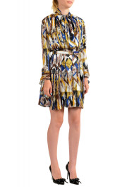 Just Cavalli Women's Multi-Color Pleated Belted Dress : Picture 2