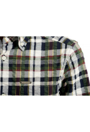 Dsquared2 Women's Plaid Multi-Color 3/4 Sleeve Button Down Shirt Top: Picture 4