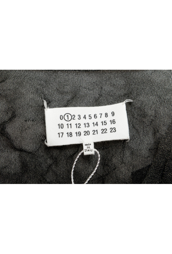 Maison Margiela Women's Gray See Through Cardigan Sweater: Picture 4