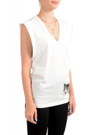 Dsquared2 Women's White Sleeveless T-Shirt Tank Top : Picture 2