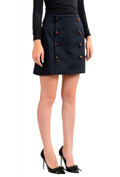 Dsquared2 Women's Navy Blue Mini A-Line Skirt: Picture 2