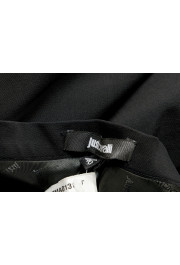 Just Cavalli Women's Black Wool Pleated A-Line Mini Skirt: Picture 4