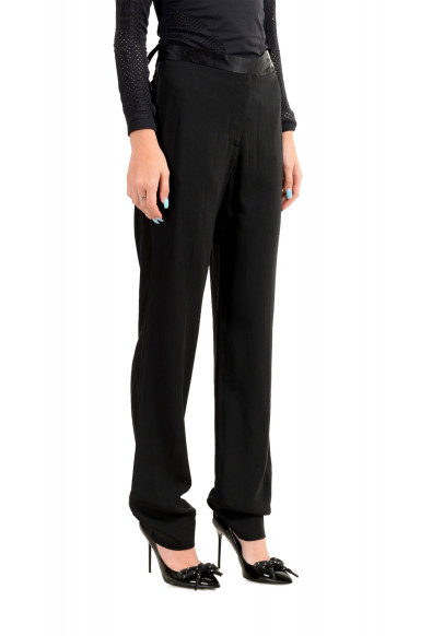 Maison Margiela Women's Black Wool Flat Front Dress Pants: Picture 2