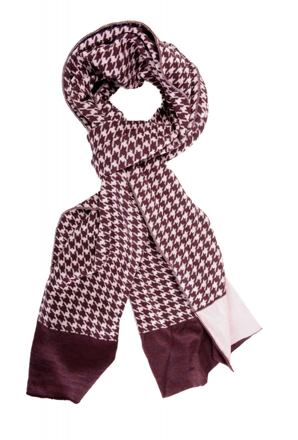 Just Cavalli Multi-Color Wool Checkered Scarf