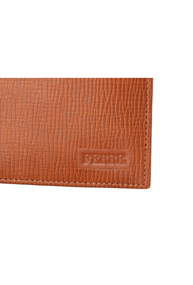 Gianfranco Ferre Men's Cognac Brown 100% Textured Leather Bifold Wallet: Picture 2