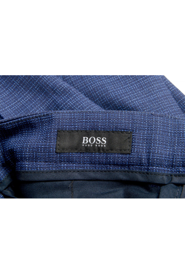 Hugo Boss Men's "Ben2" Slim Fit Blue 100% Wool Flat Front Pants : Picture 5