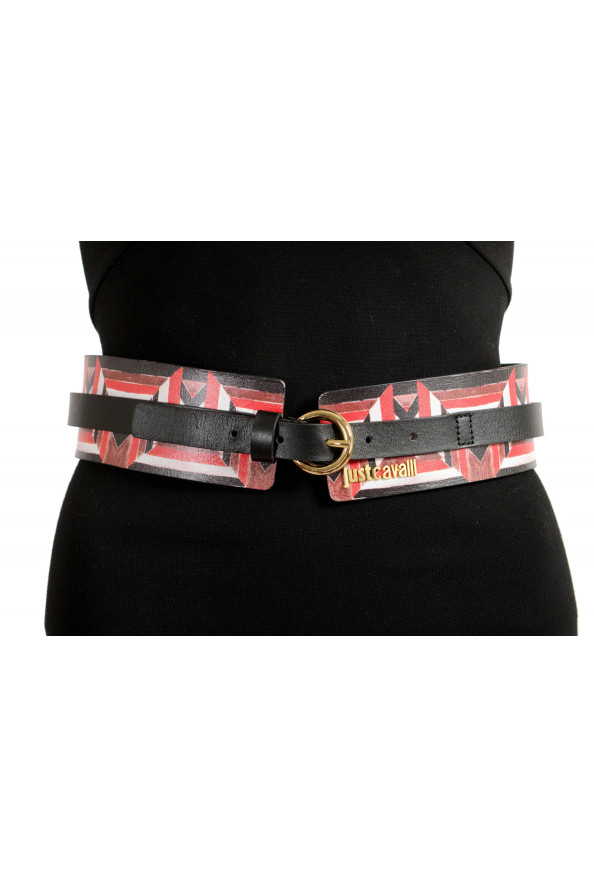 Just Cavalli Women's Multi-Color 100% Leather Wide Belt: Picture 6