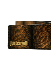 Just Cavalli Women's 100% Textured Leather Buckle Decorated Belt: Picture 3