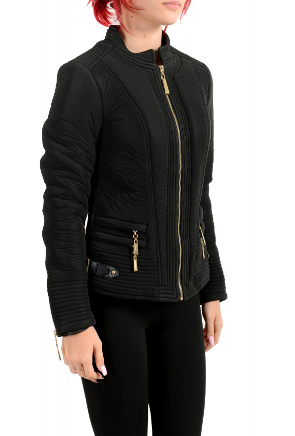 Just Cavalli Women's Black Full Zip Lightweight Jacket : Picture 2