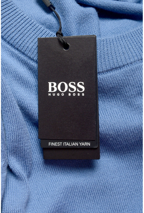 Hugo Boss "Pacas" Men's Blue Crewneck Pullover Sweater: Picture 6