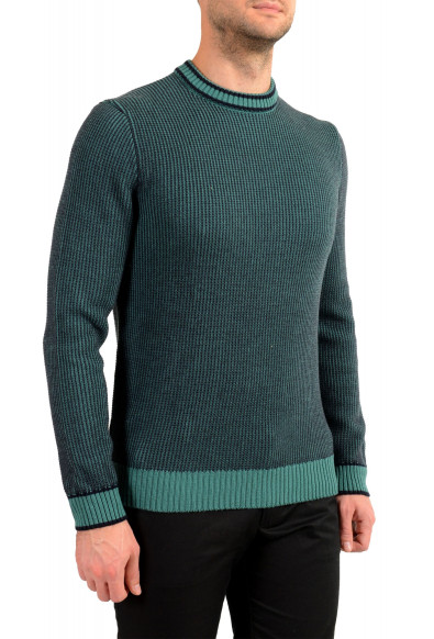 Hugo Boss "Denotti" Men's Green Wool Crewneck Pullover Sweater: Picture 2