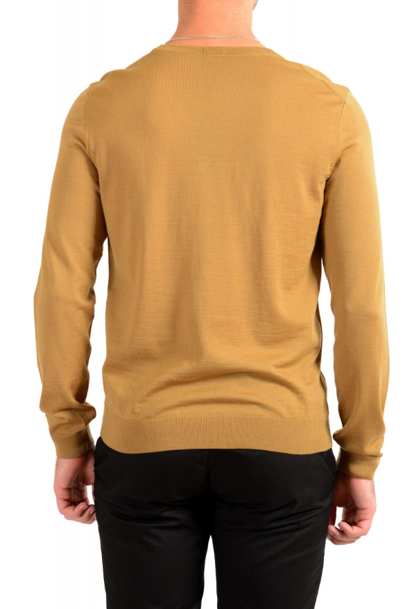 Hugo Boss "Melba-P" Men's Brown V-Neck 100% Wool Pullover Sweater: Picture 3