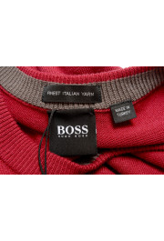 Hugo Boss "Pacello" Men's Red V-Neck Pullover Sweater: Picture 5