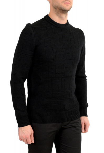 Hugo Boss "Dimondo" Men's Black Wool Crewneck Pullover Sweater: Picture 2