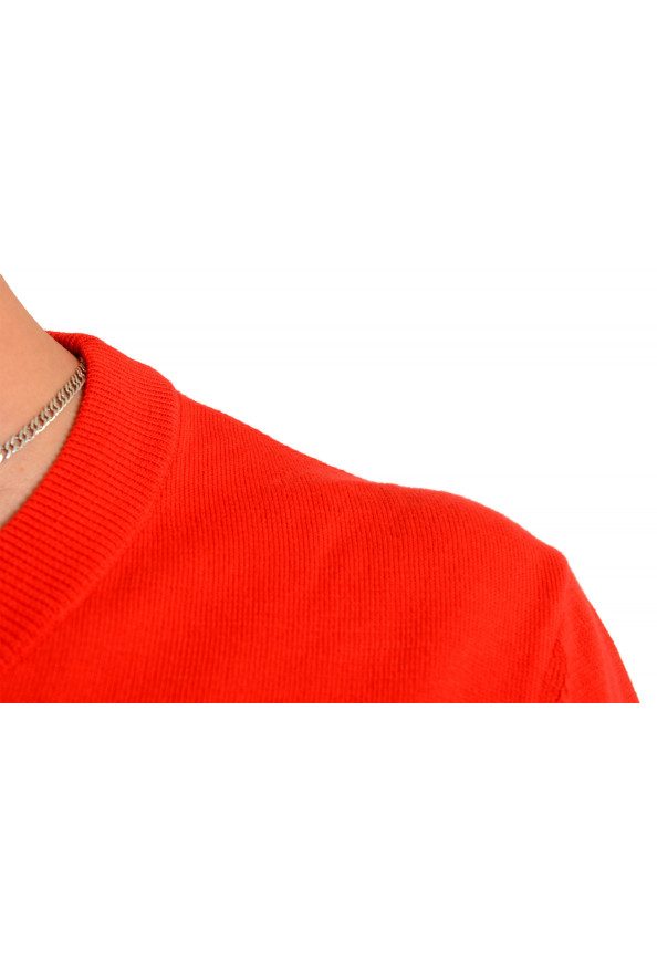 Hugo Boss "Pacello-L" Men's Red V-Neck Pullover Sweater: Picture 4