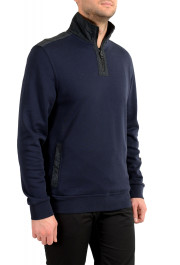 Hugo Boss "Zplinter" Men's Blue Zip UP Sweatshirt Sweater: Picture 2