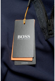 Hugo Boss "Zplinter" Men's Blue Zip UP Sweatshirt Sweater: Picture 4