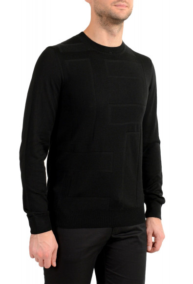 Hugo Boss "T-Dante" Men's Black 100% Silk Crewneck Pullover Sweater: Picture 2