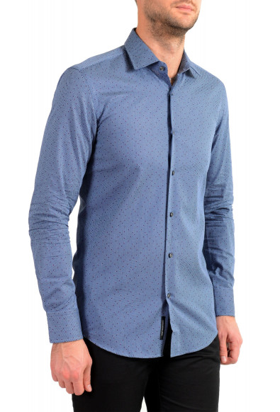 Hugo Boss Men's "Jenno" Slim Fit Geometric Print Long Sleeve Shirt: Picture 2