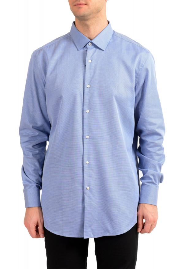Hugo Boss Men's "Jesse" Slim Fit Blue Long Sleeve Dress Shirt