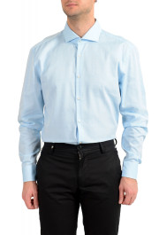 Hugo Boss Men's "Jerrin" Slim Fit Blue Long Sleeve Dress Shirt : Picture 2