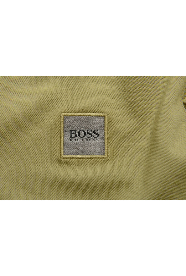 Hugo Boss "Passerby" Men's Slim Fit Green Long Sleeve Polo Shirt: Picture 5