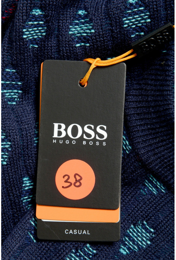Hugo Boss "Agradeo" Men's Multi-Color Wool Crewneck Pullover Sweater: Picture 6