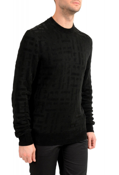 Hugo Boss Men's "Dirocco_HB" Black Logo Crewneck Pullover Sweater: Picture 2