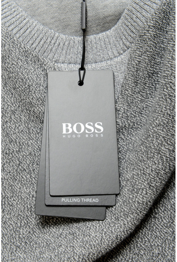 Hugo Boss "Stadler 24" Men's Gray Crewneck Sweatshirt Sweater: Picture 5