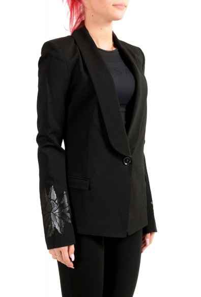Just Cavalli Women's Wool Black One Button Blazer : Picture 2